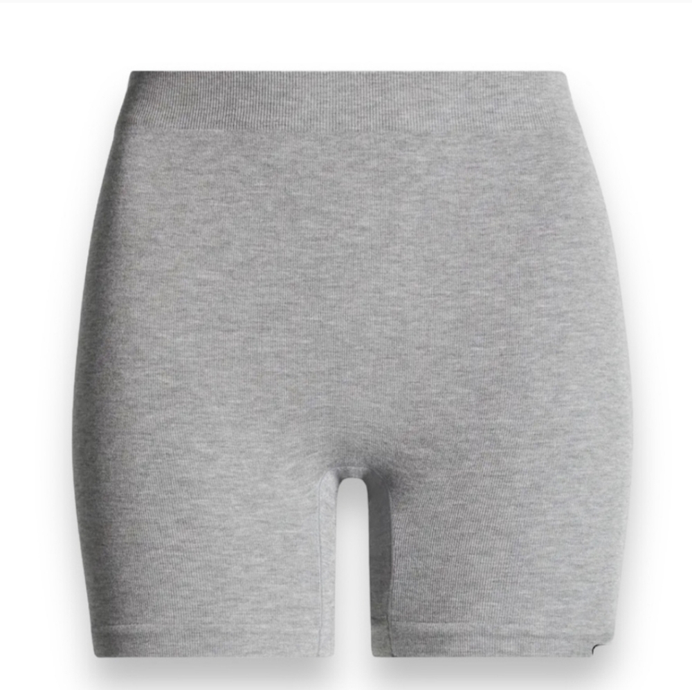 INTIMATELY FREE PEOPLE Grey Ribbed Shorts
